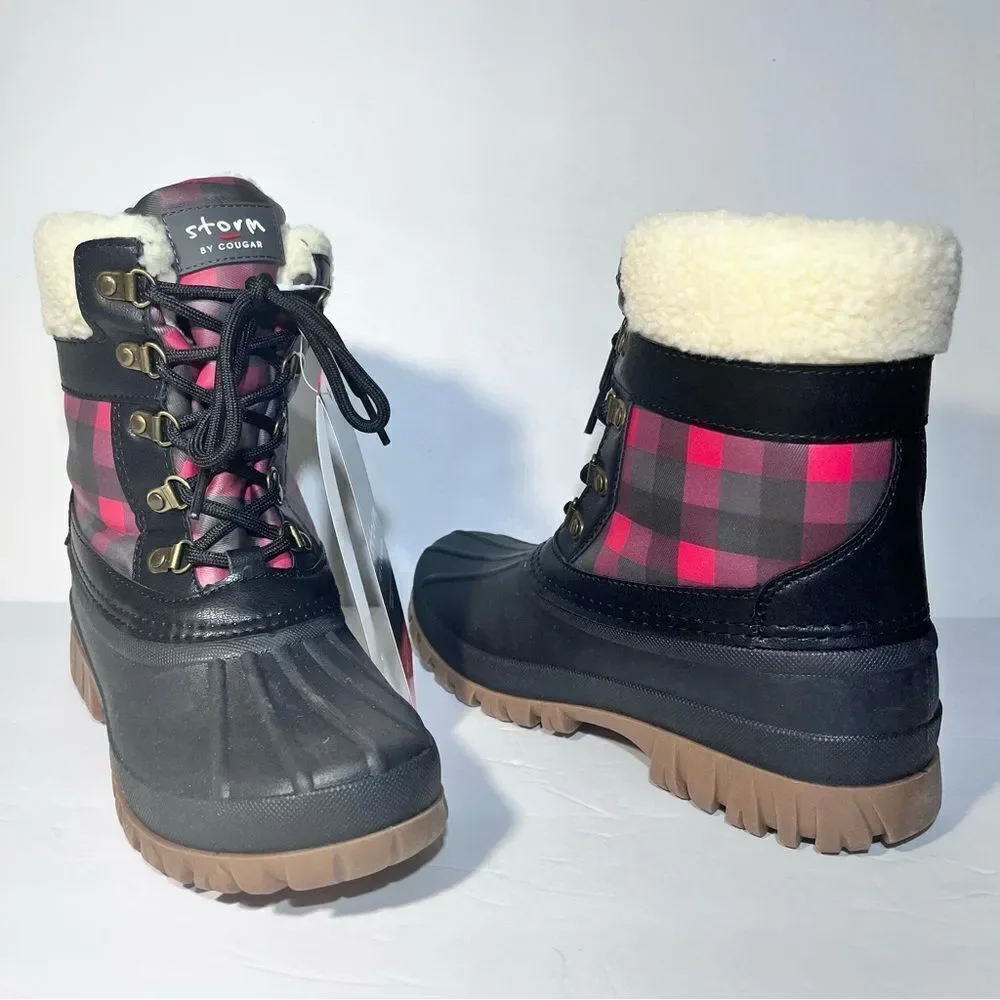 Cougar Carlisse Waterproof Lace-Up Winter Boots